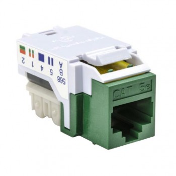 RJ45FC5E-GRN